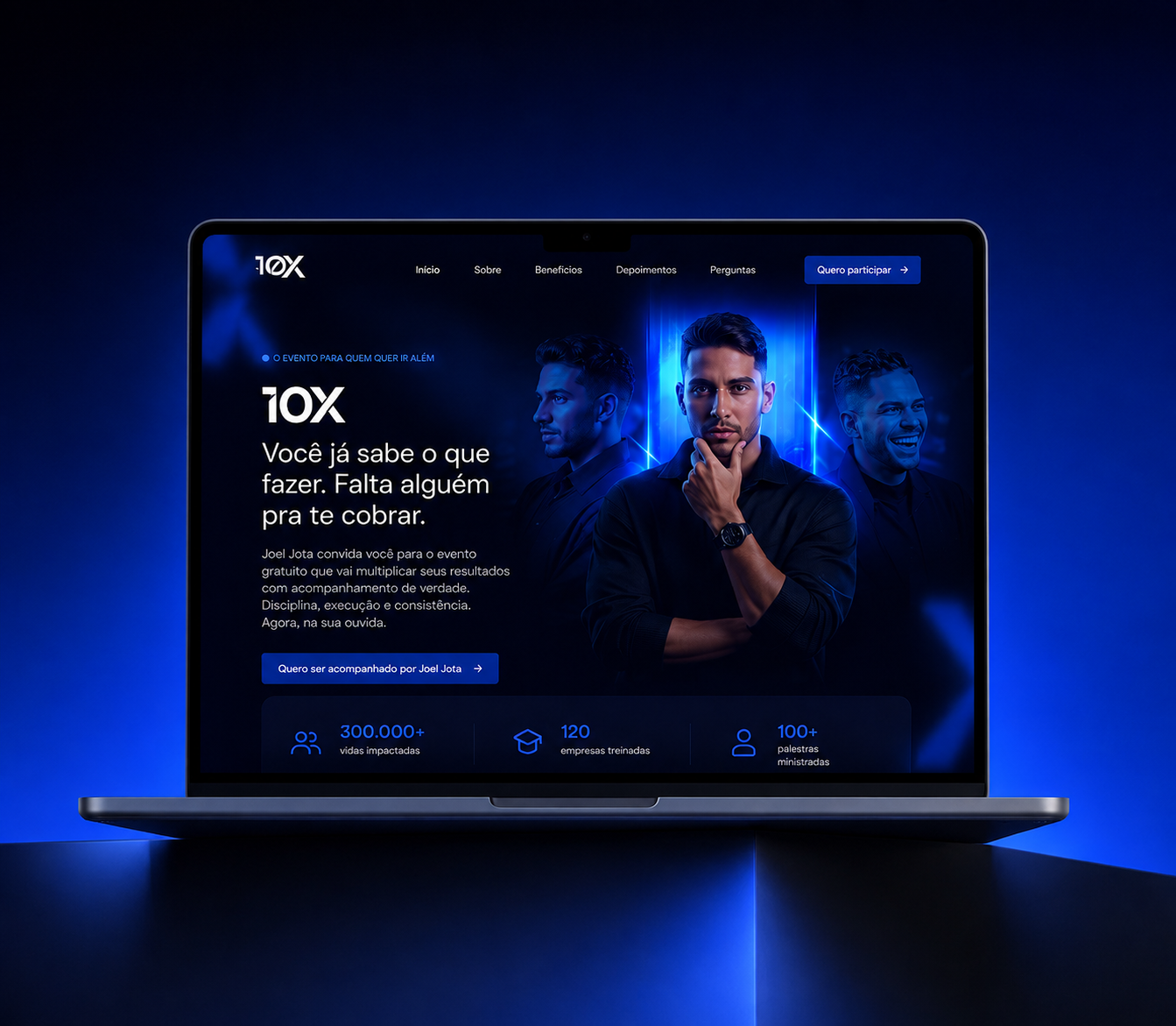 personal brand, high-performance coaching landing page., 网站