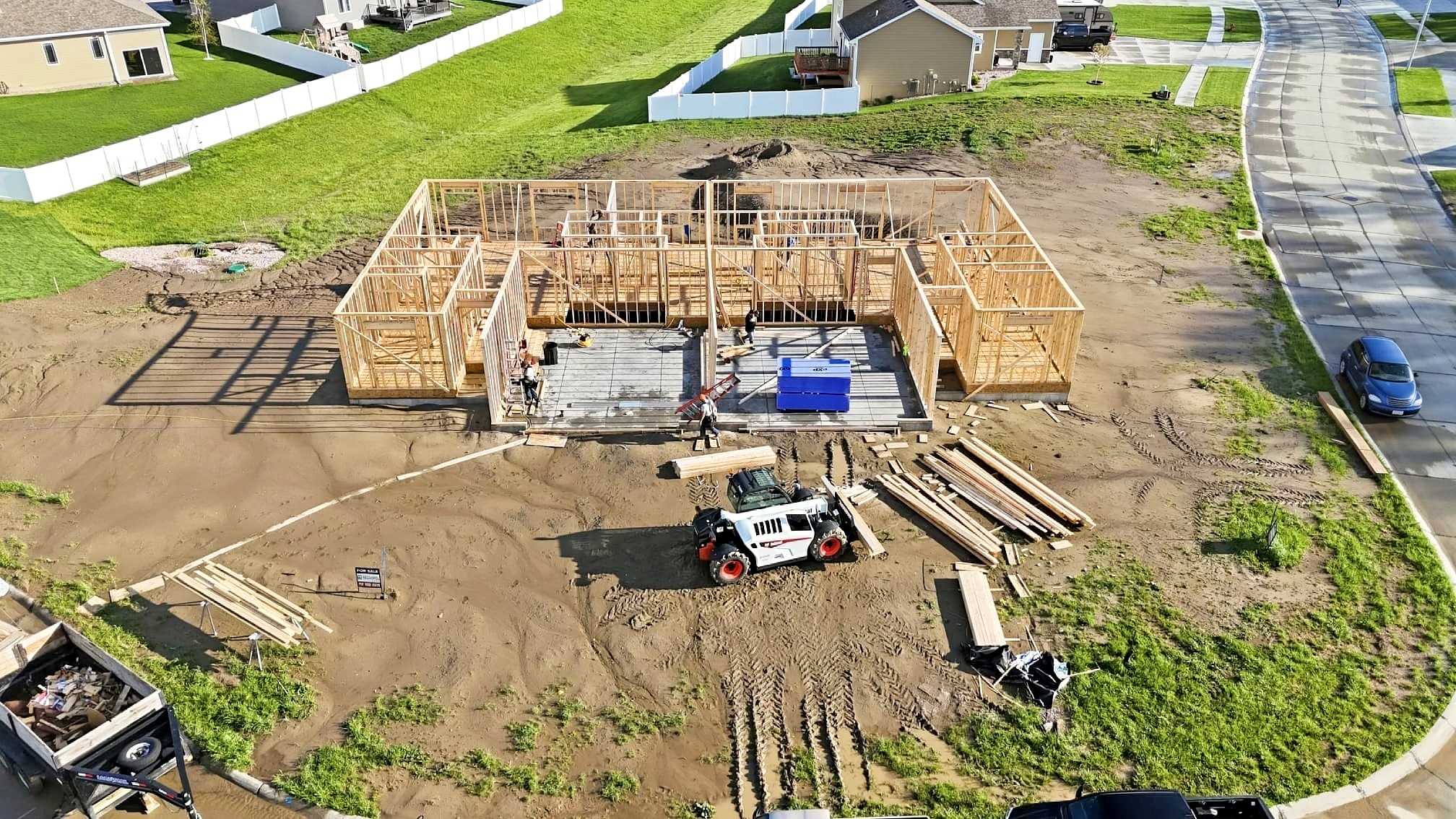 Aerial view of Hinrich Court 2nd Dev. in Sioux City, IA