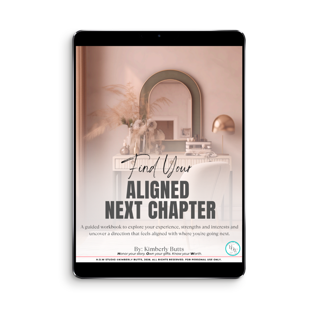 Find Your Aligned Next Chapter workbook