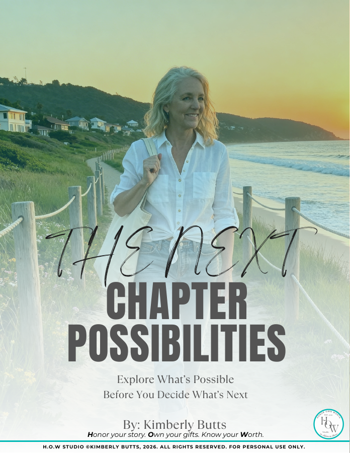 The Next Chapter Possibilities guide cover