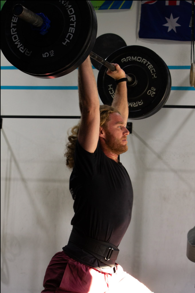 Olympic lifting overhead