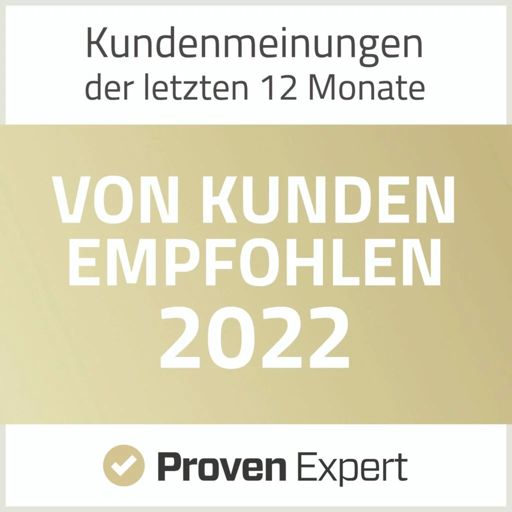 ProvenExpert – Recommended by Customers