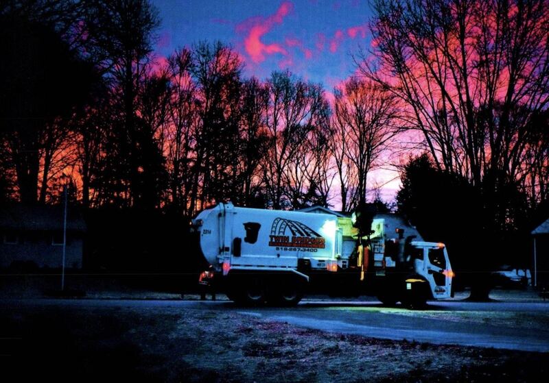 Trash industry truck