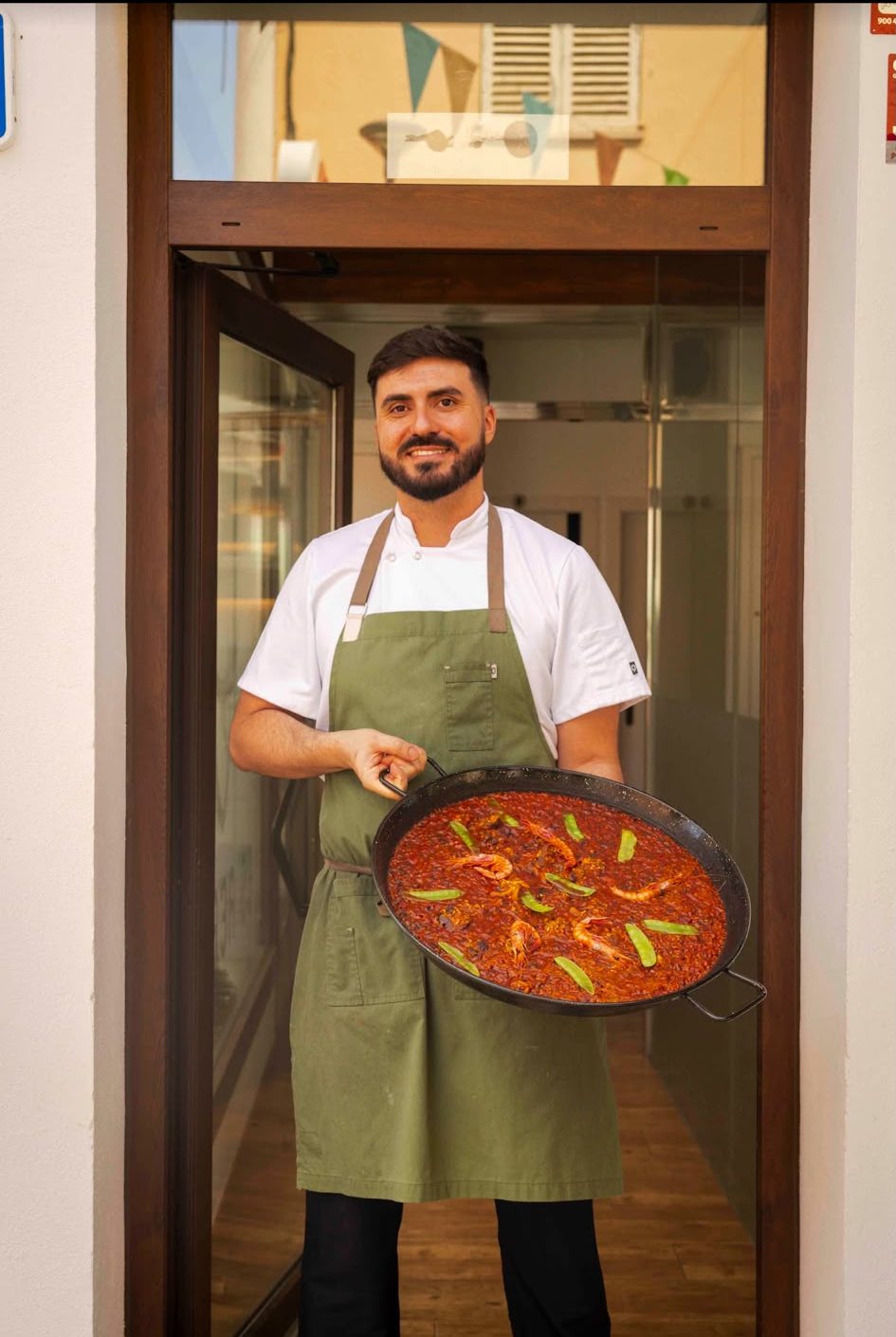 El chef en el pase de ES REFUGI