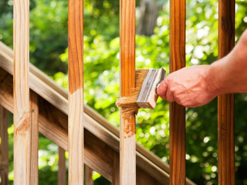 Fence Staining & Painting in Barrington