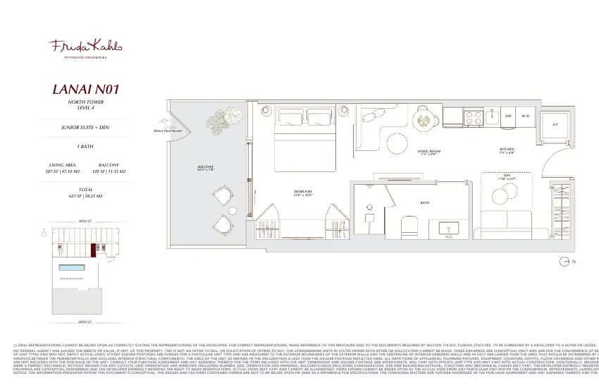 <h3>Jr Suite + DEN</h3>