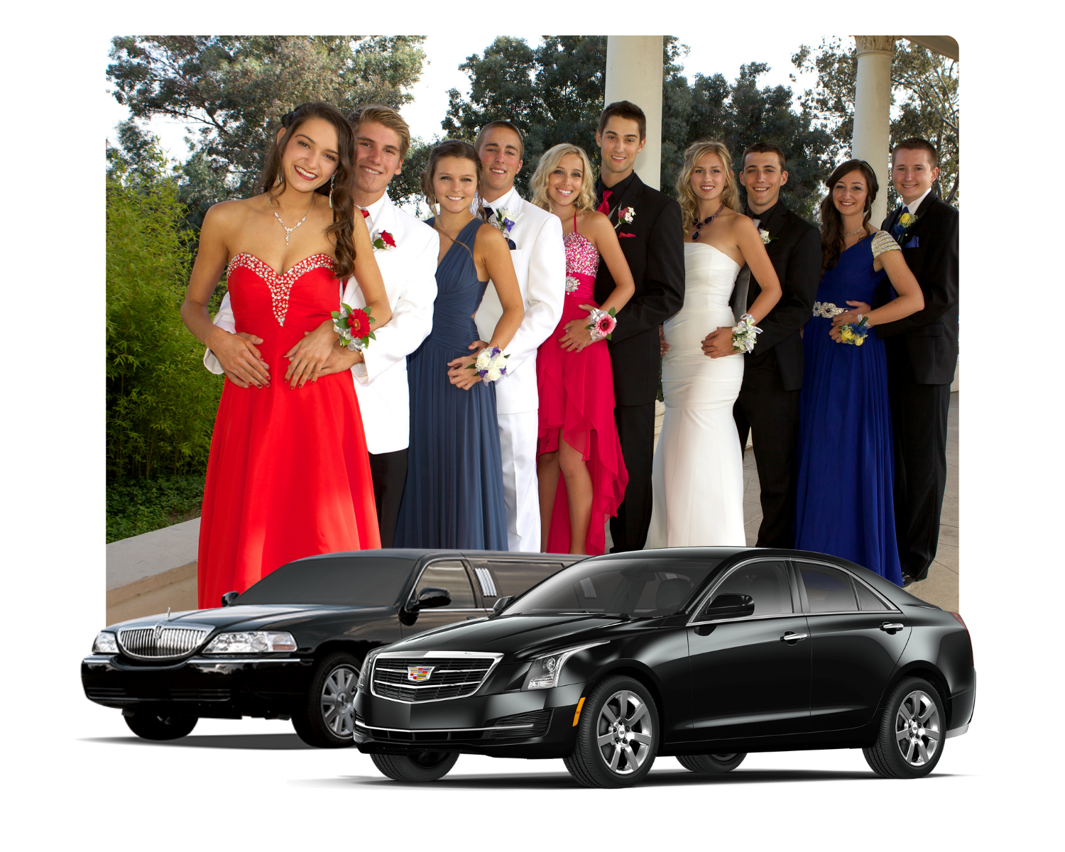 Prom limousine in Atlanta