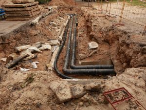 Installing sewer lines in Sparta, NJ