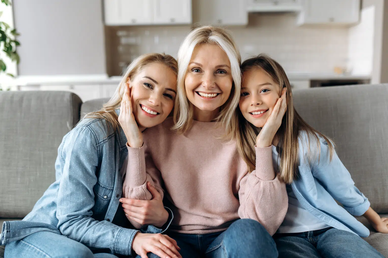 Happy family at All Smiles Munster