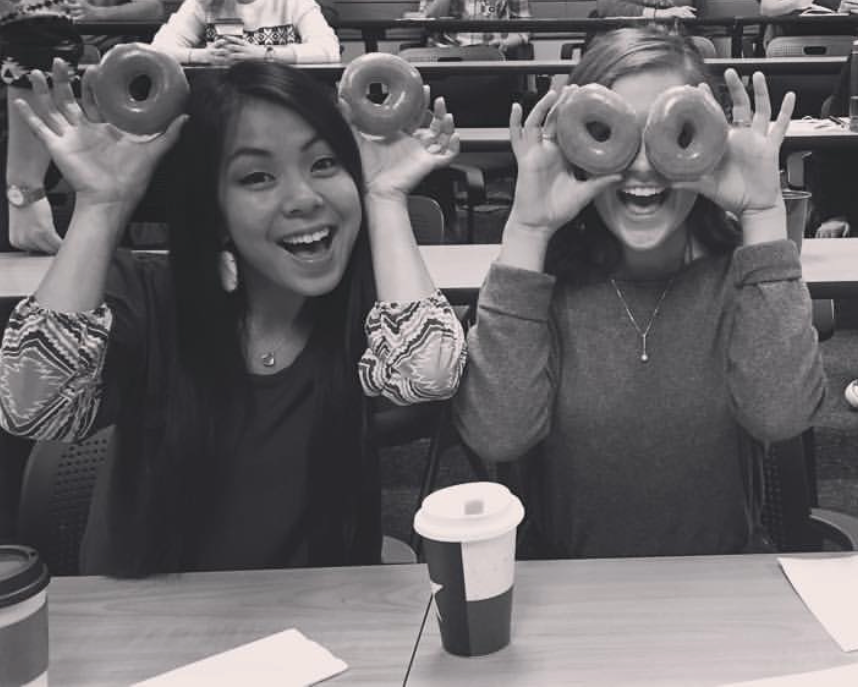 Brittany and Jordan in college