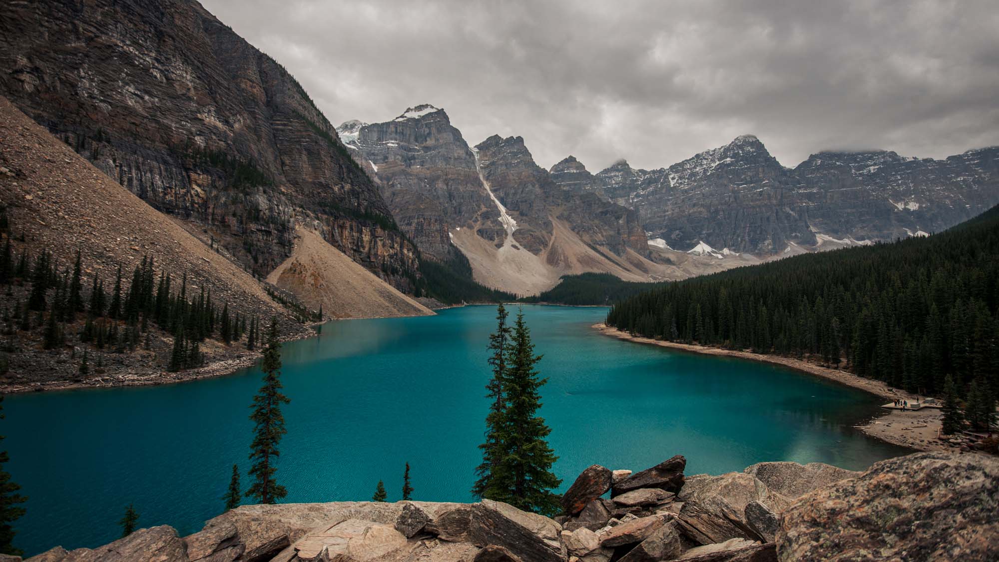 Alpine lake near Canmore