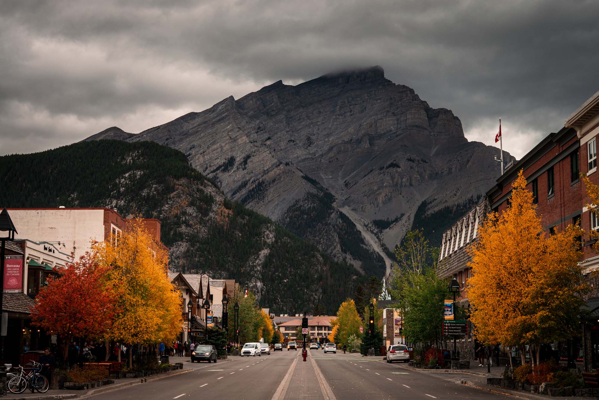 The Three Sisters peaks, Canmore Alberta