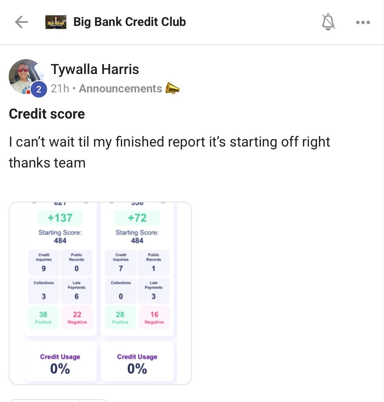Client Result