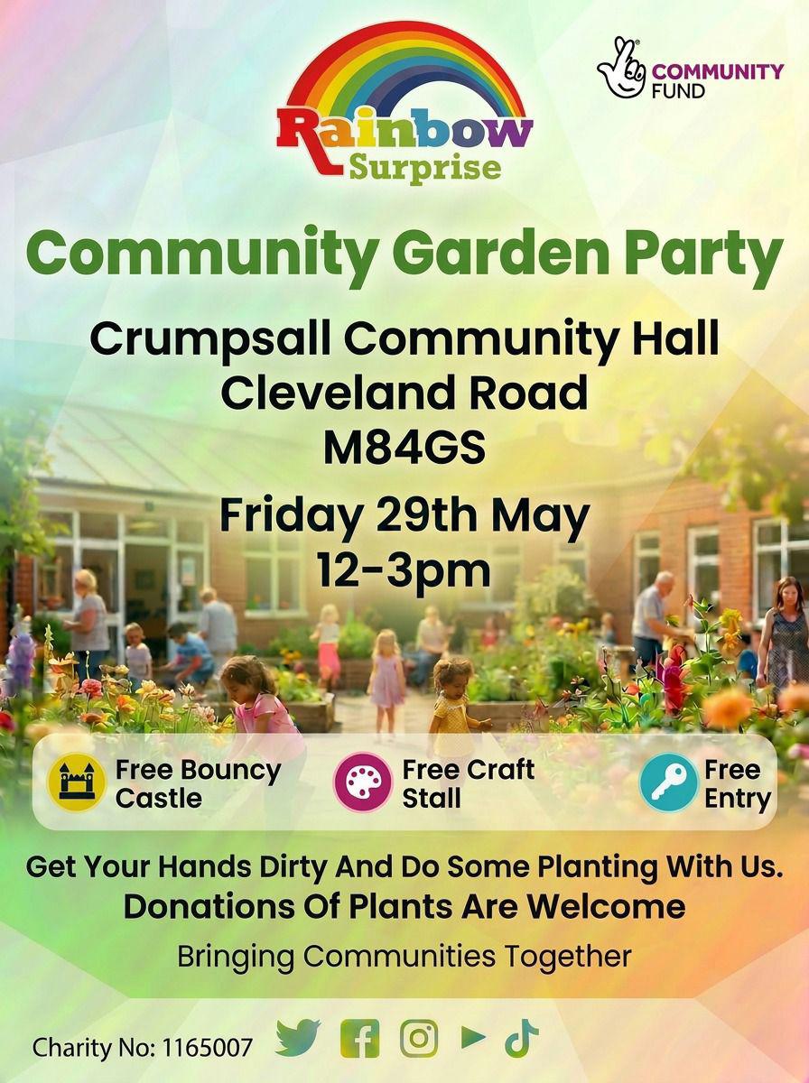 Community Garden Party poster