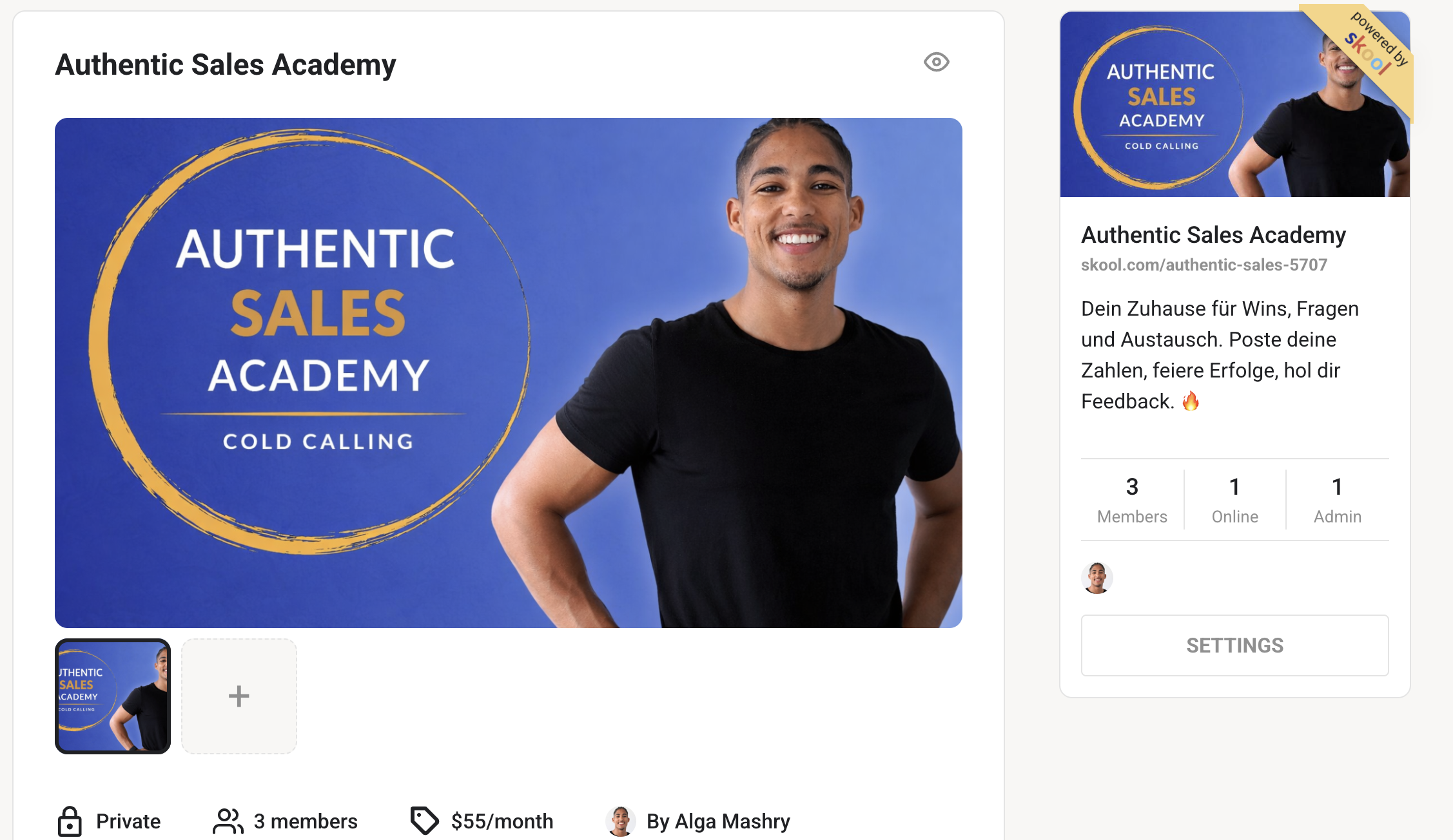 Authentic Sales Academy Übersicht