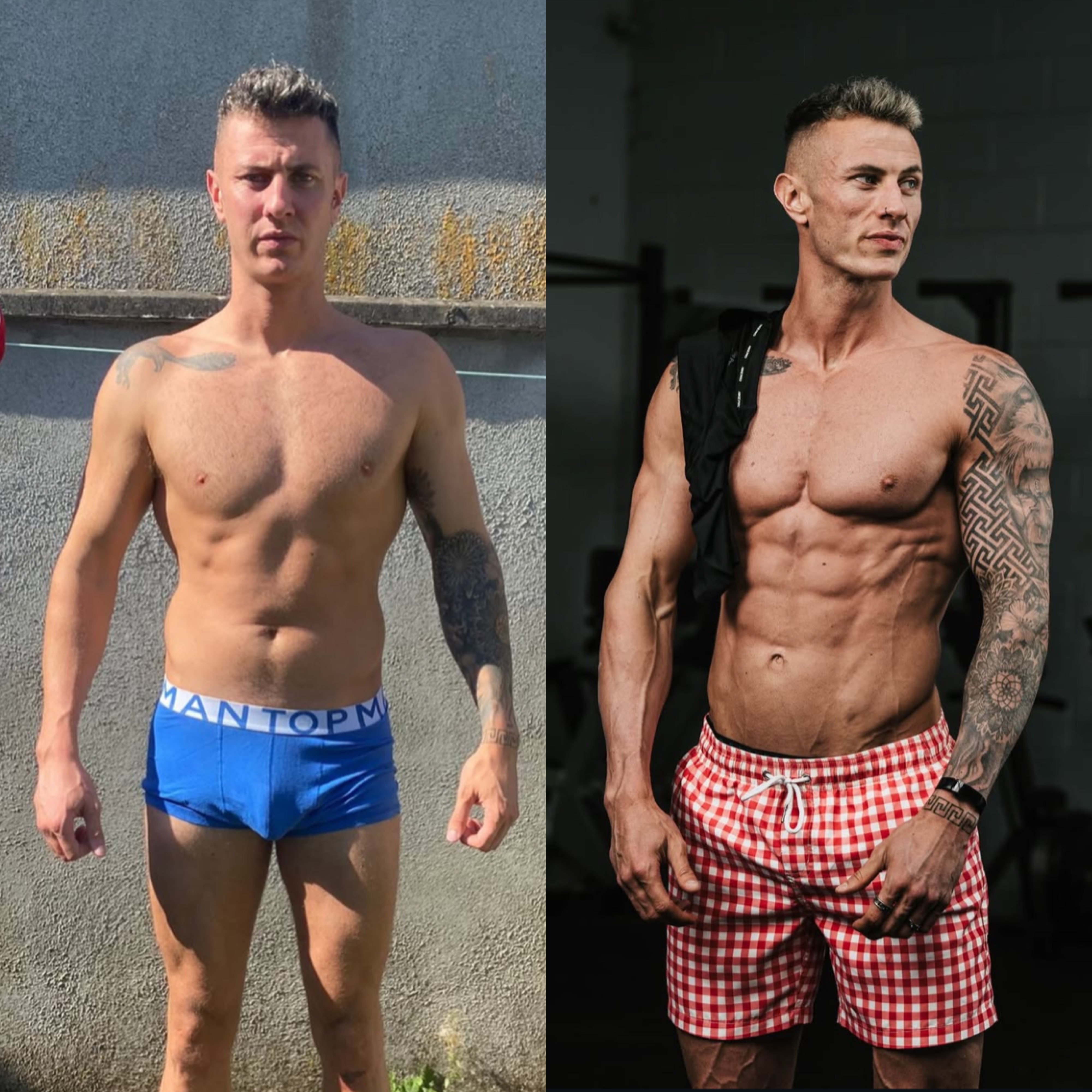 Client transformation before and after