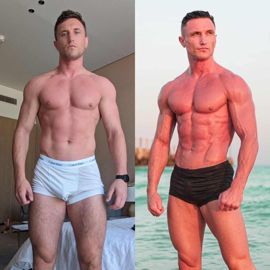 Client transformation before and after