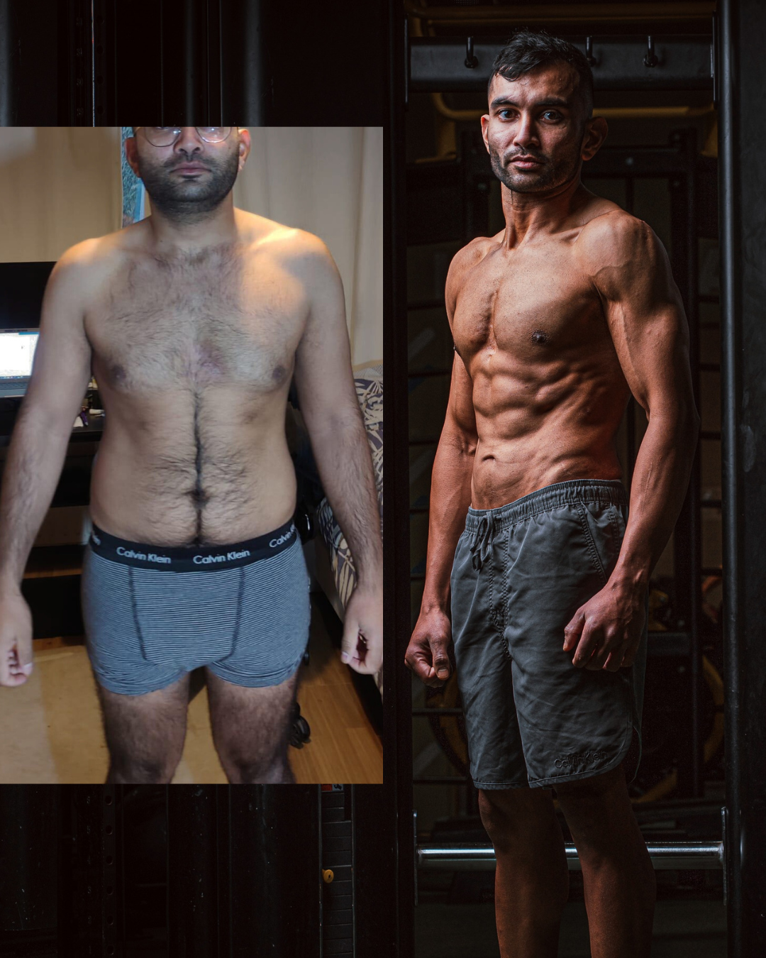 Client transformation before and after