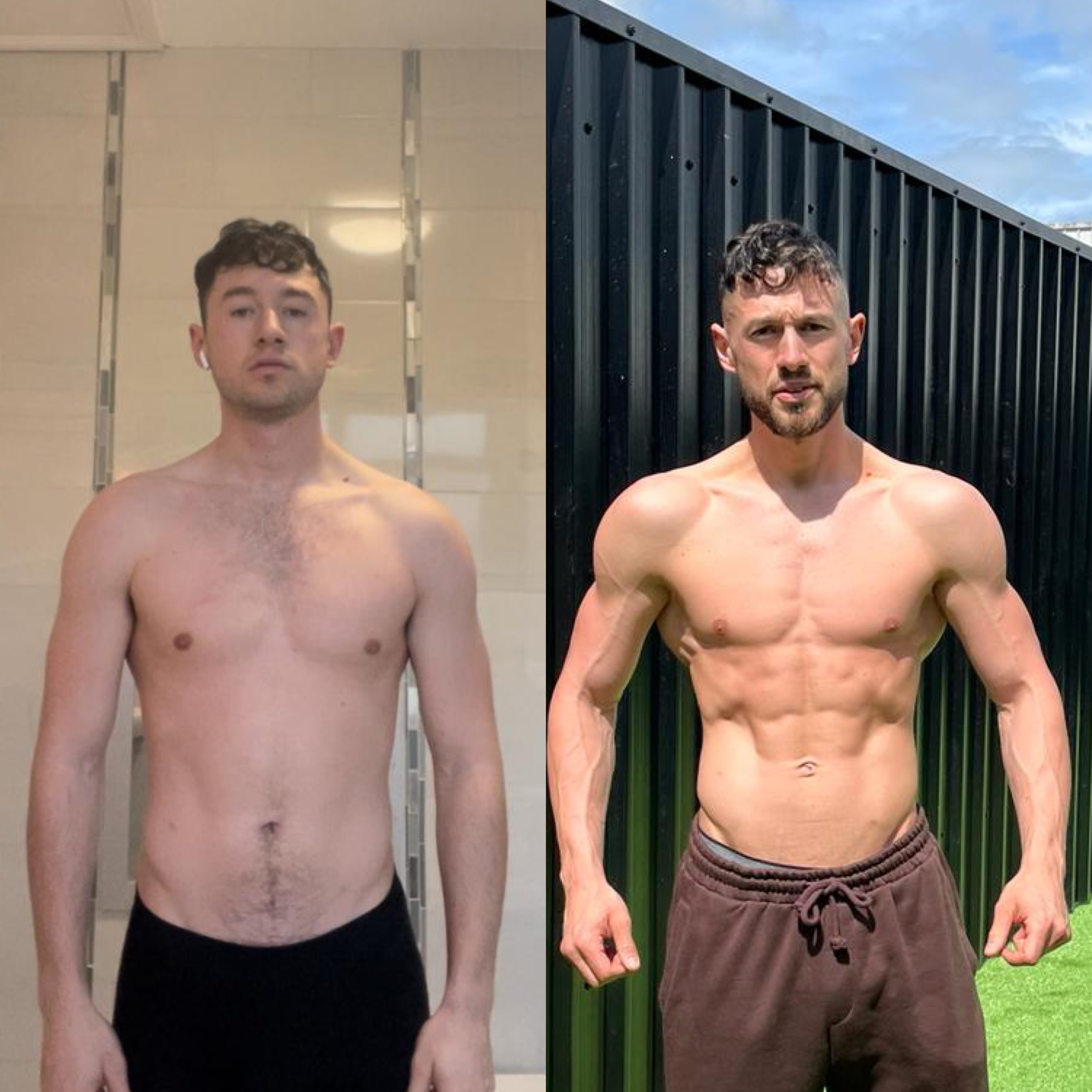 Client transformation before and after