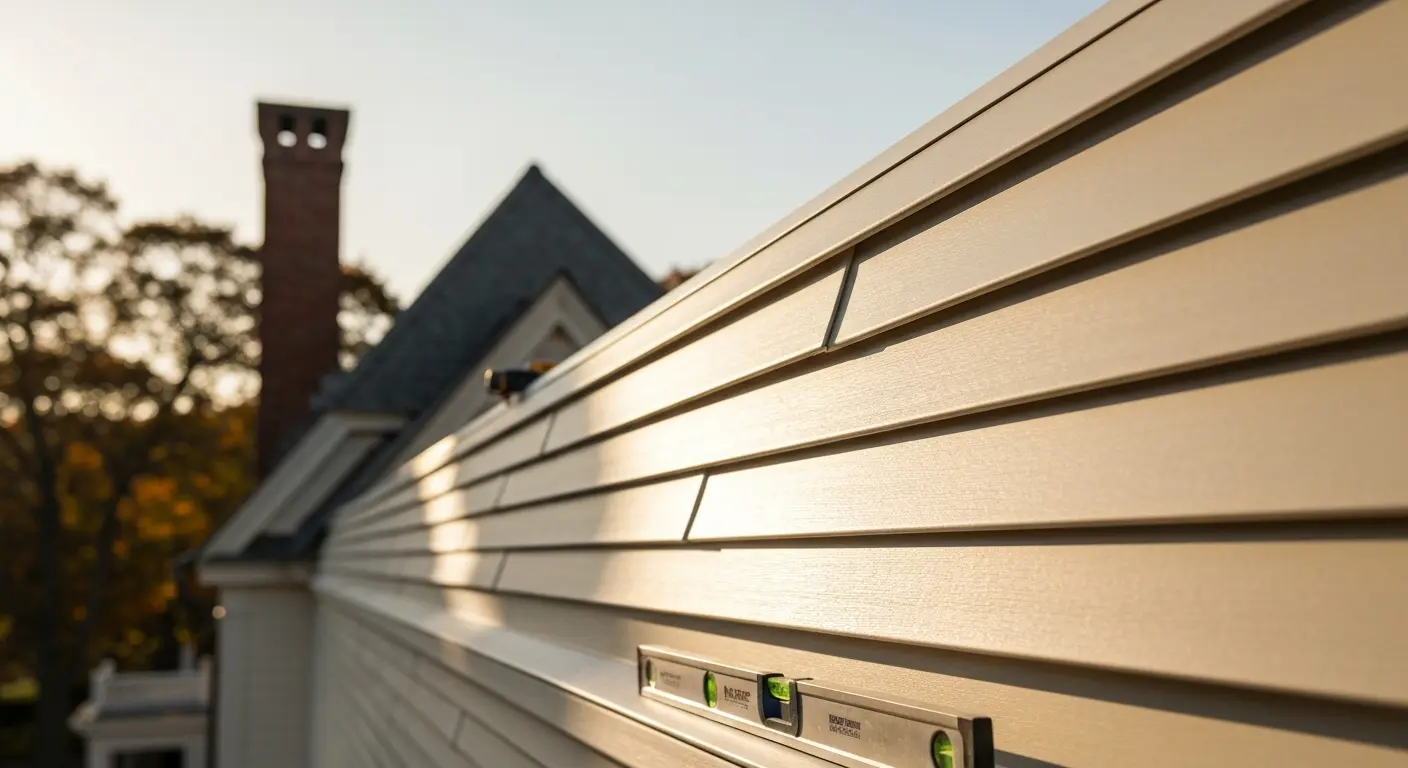 Vinyl siding installation