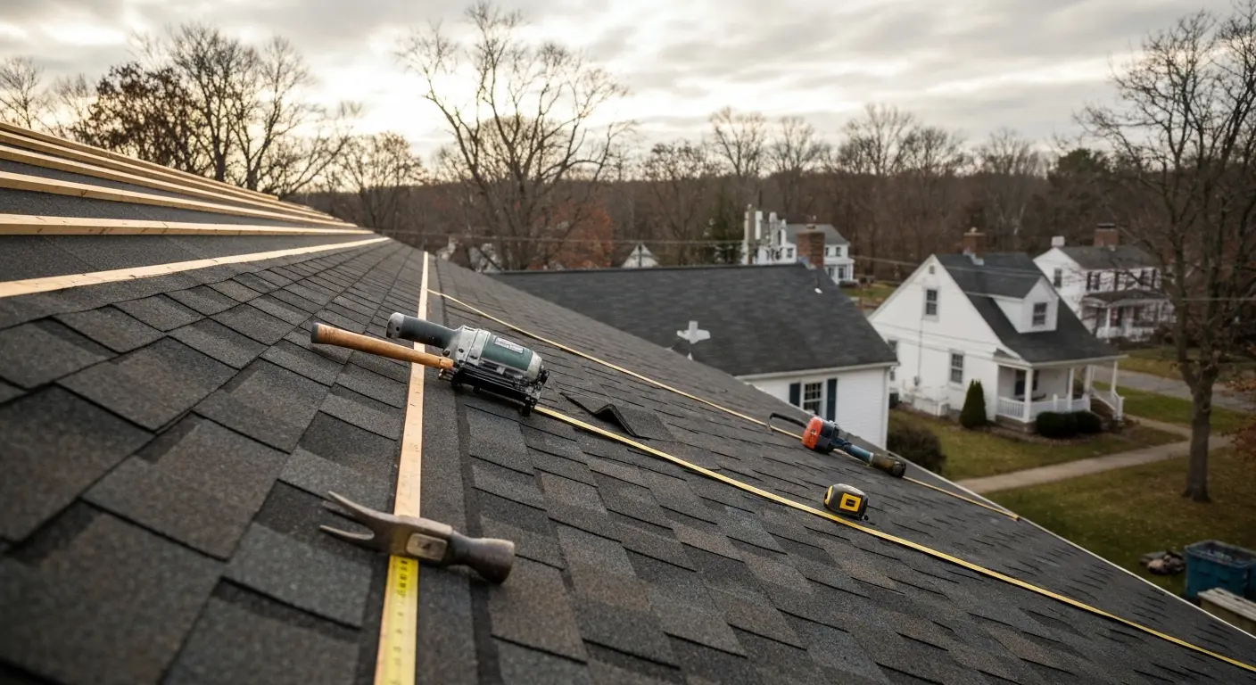 New roof installation in Wallingford CT