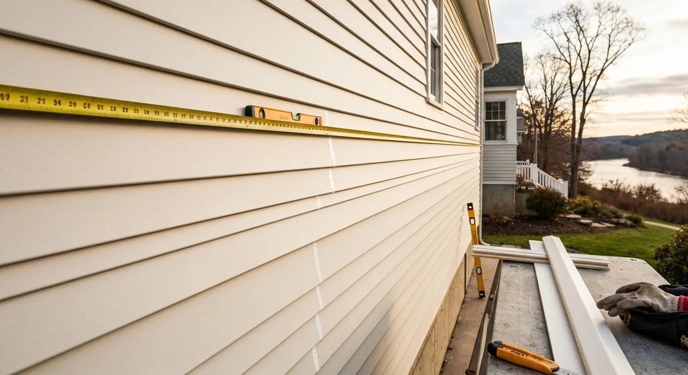 Riverside home siding project