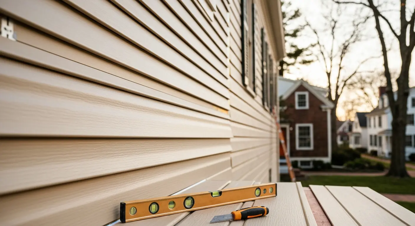 Vinyl siding installation in Farmington