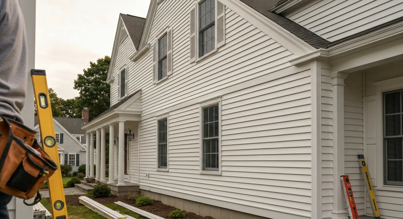 Vinyl siding installation