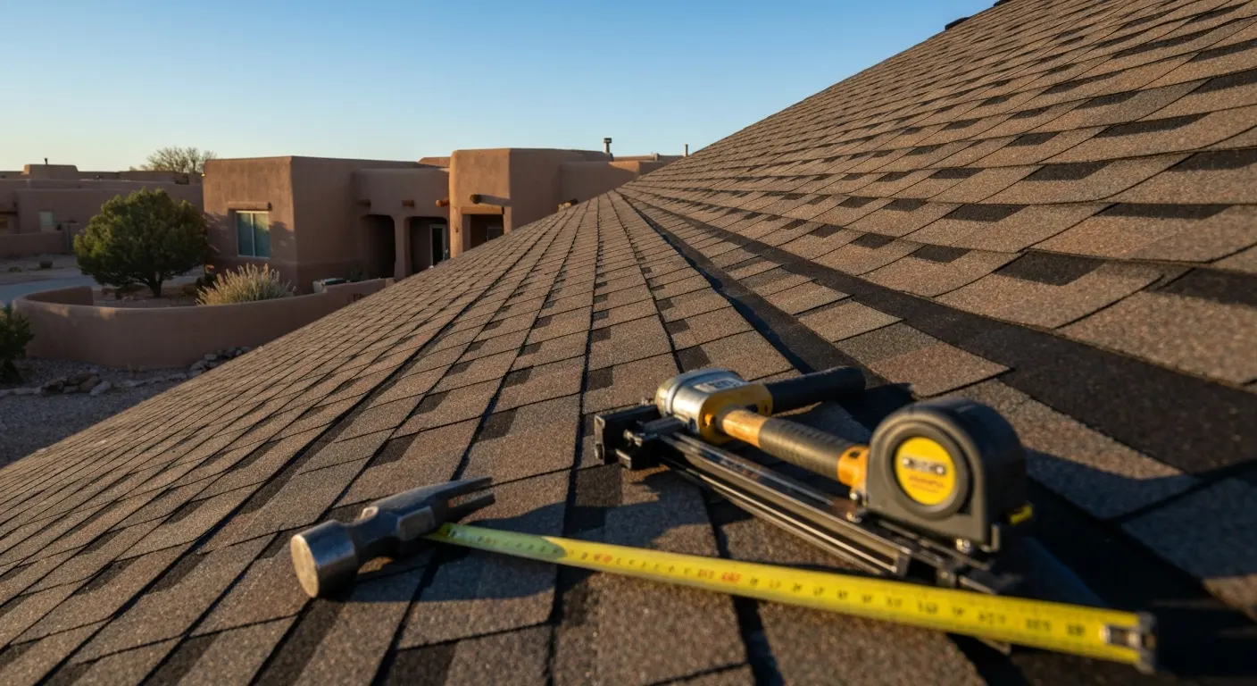 New roof installation in Farmington