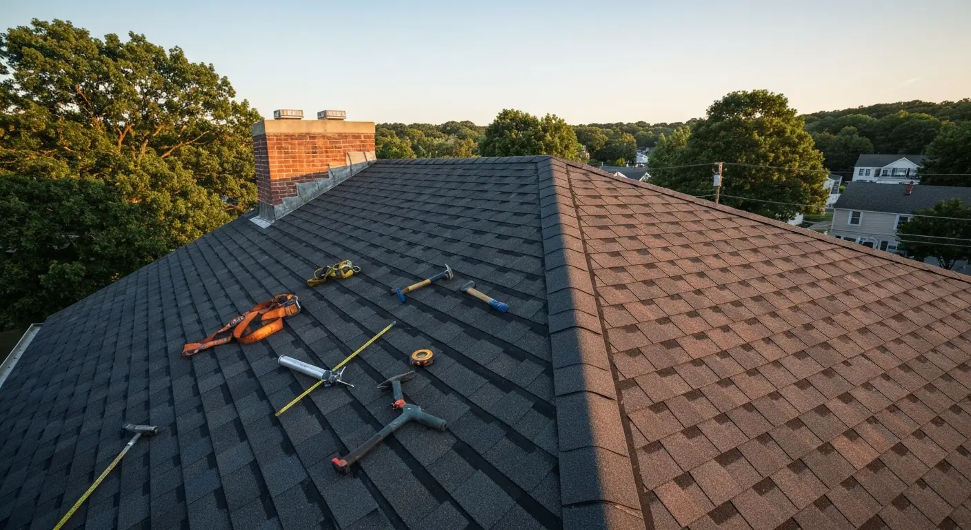 Roofing replacement project