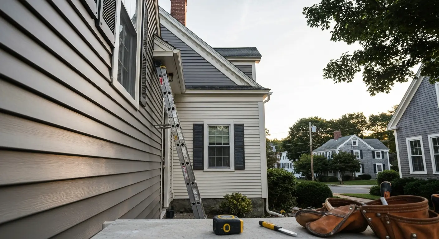 Vinyl siding installation