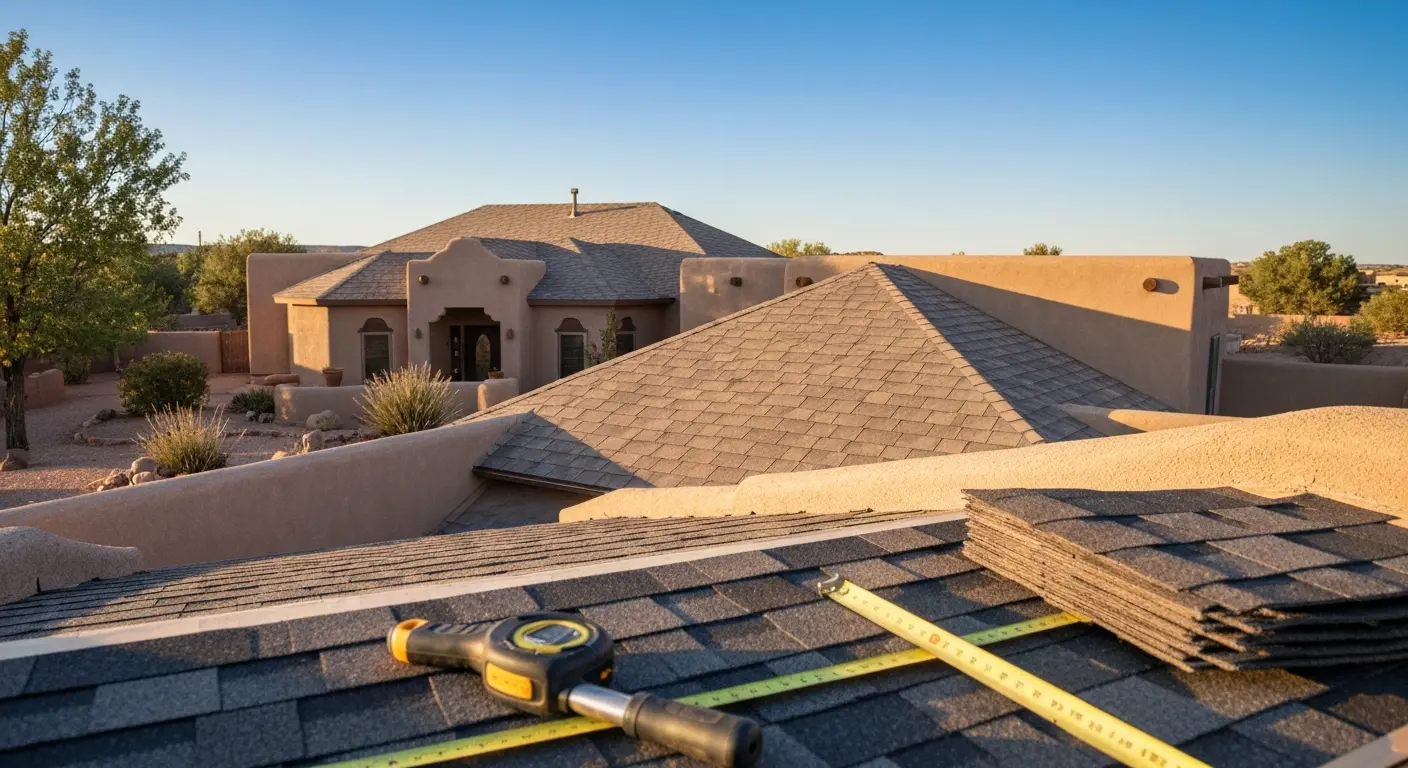Old roof replacement project in Farmington