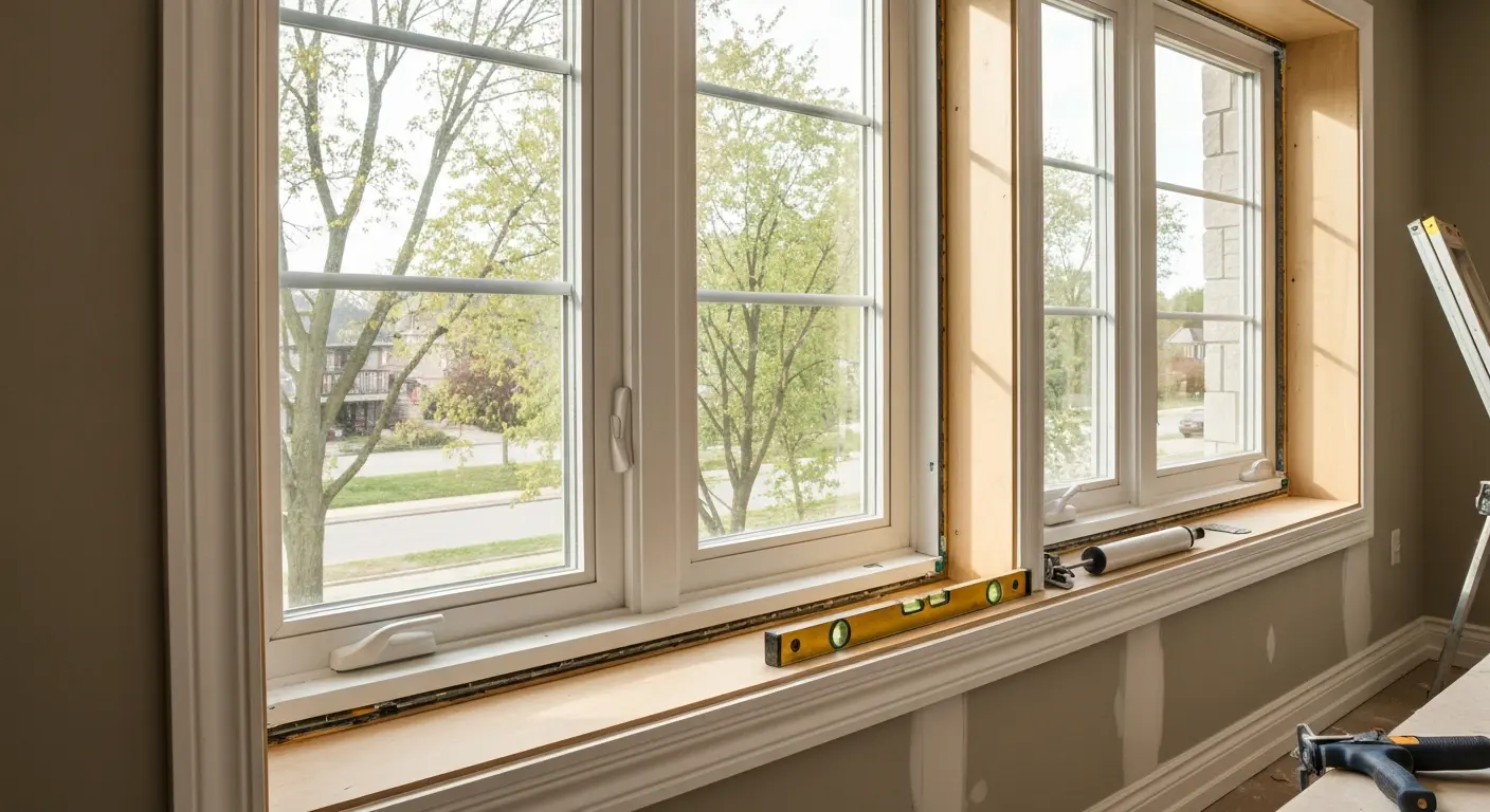Casement window installation