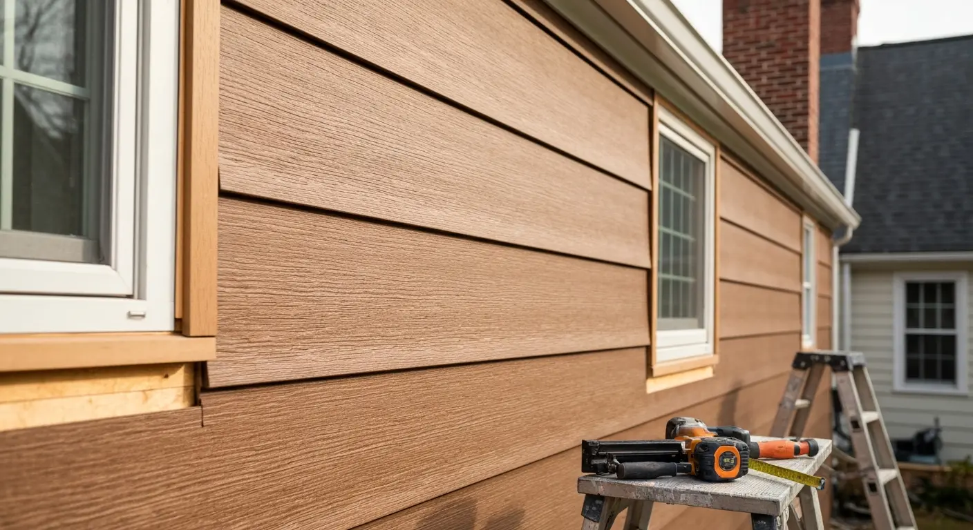 Composite siding installation Bristol