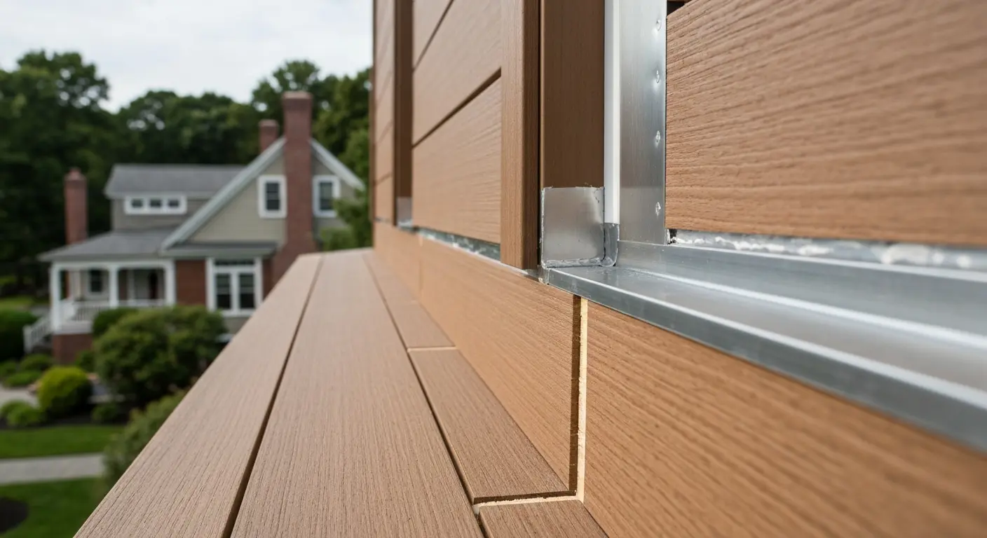 Composite siding detail