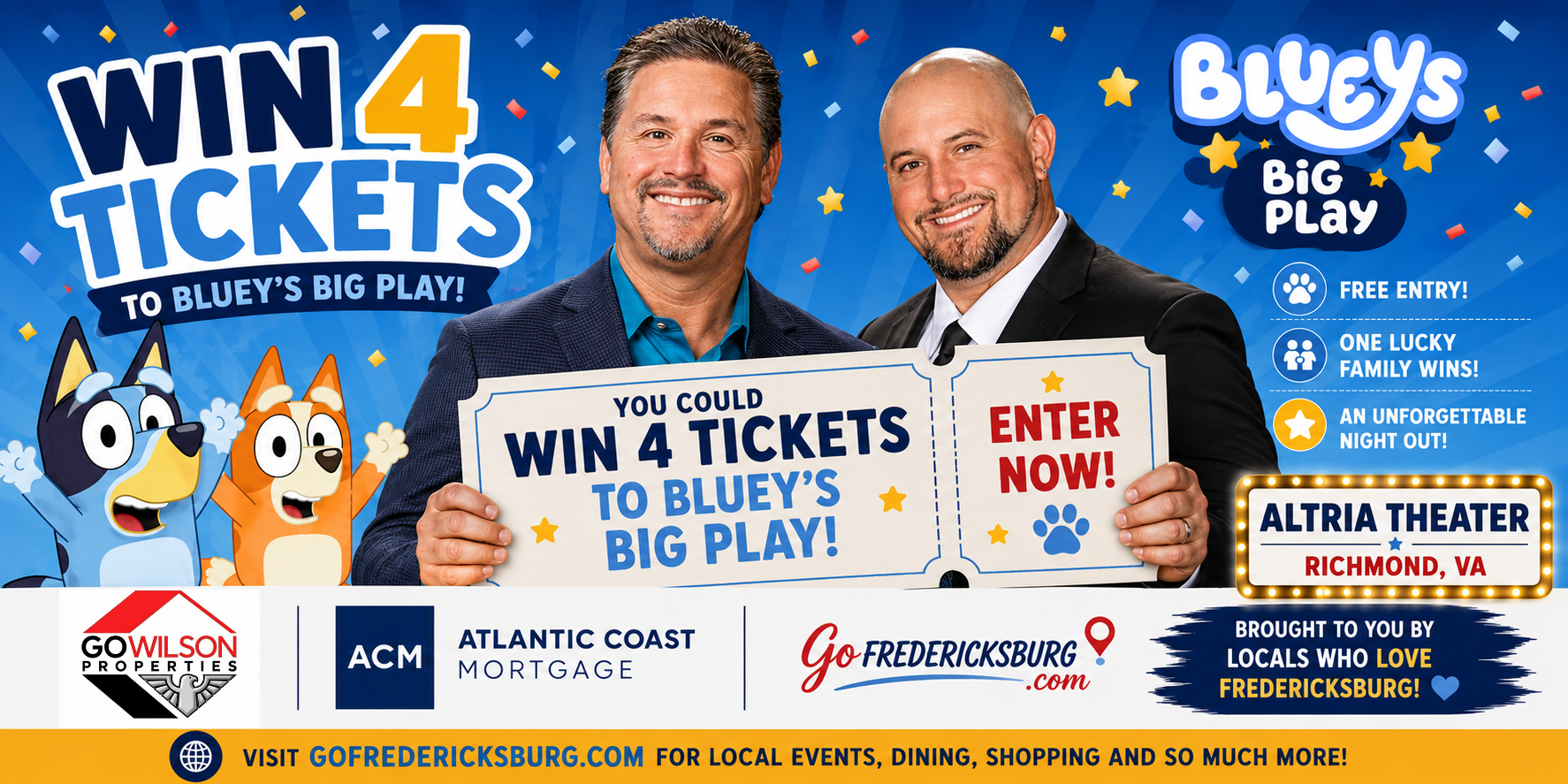Win 4 Front-Row Seats to Bluey's Big Play Giveaway