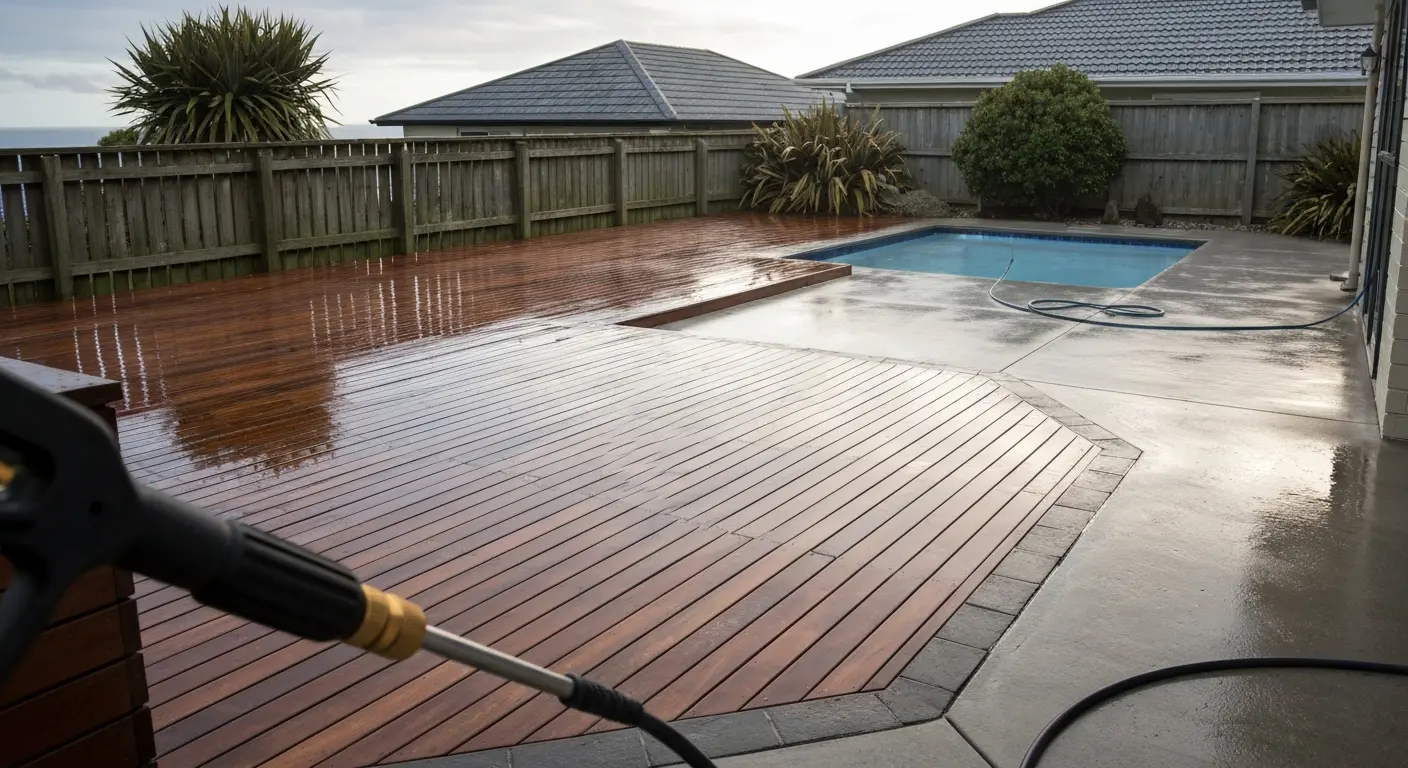 Additional pressure washing surfaces