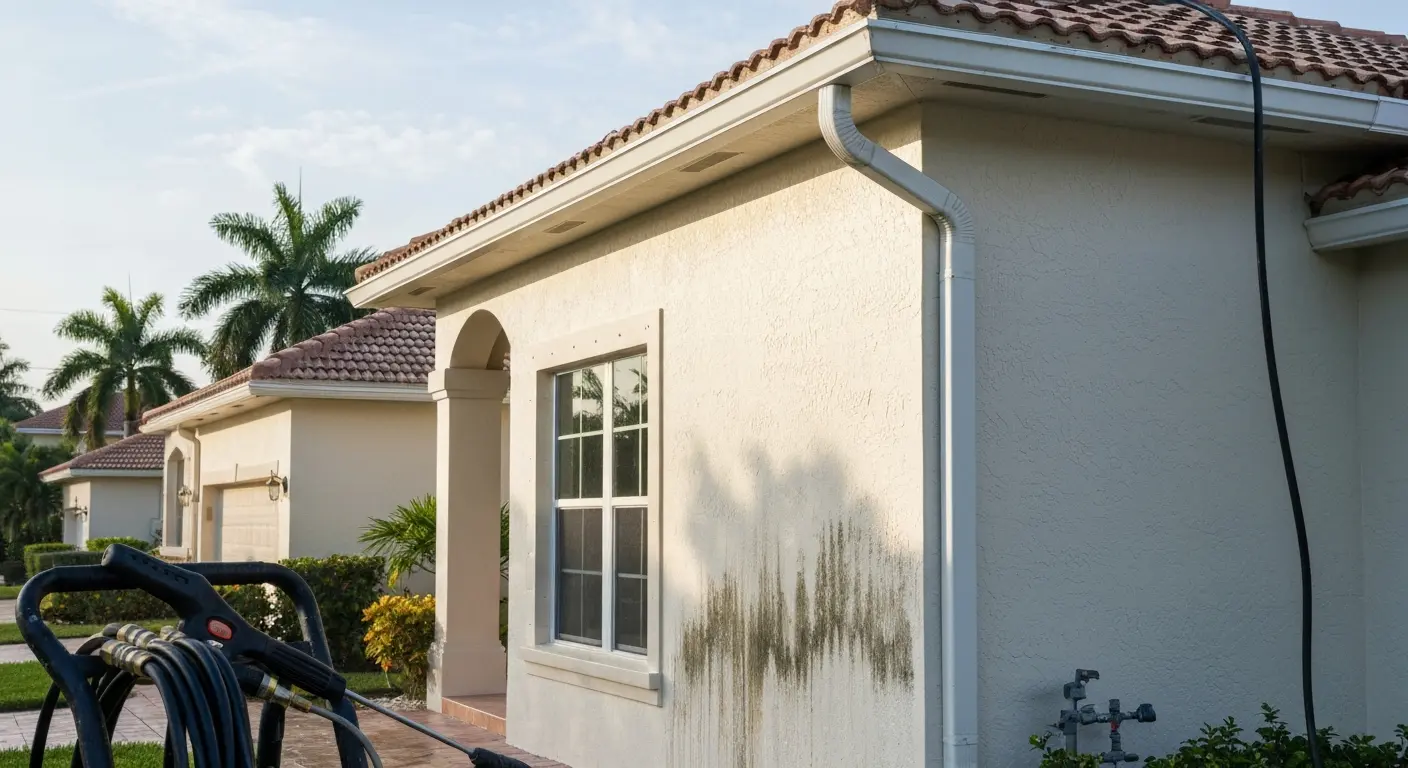 House pressure washing service