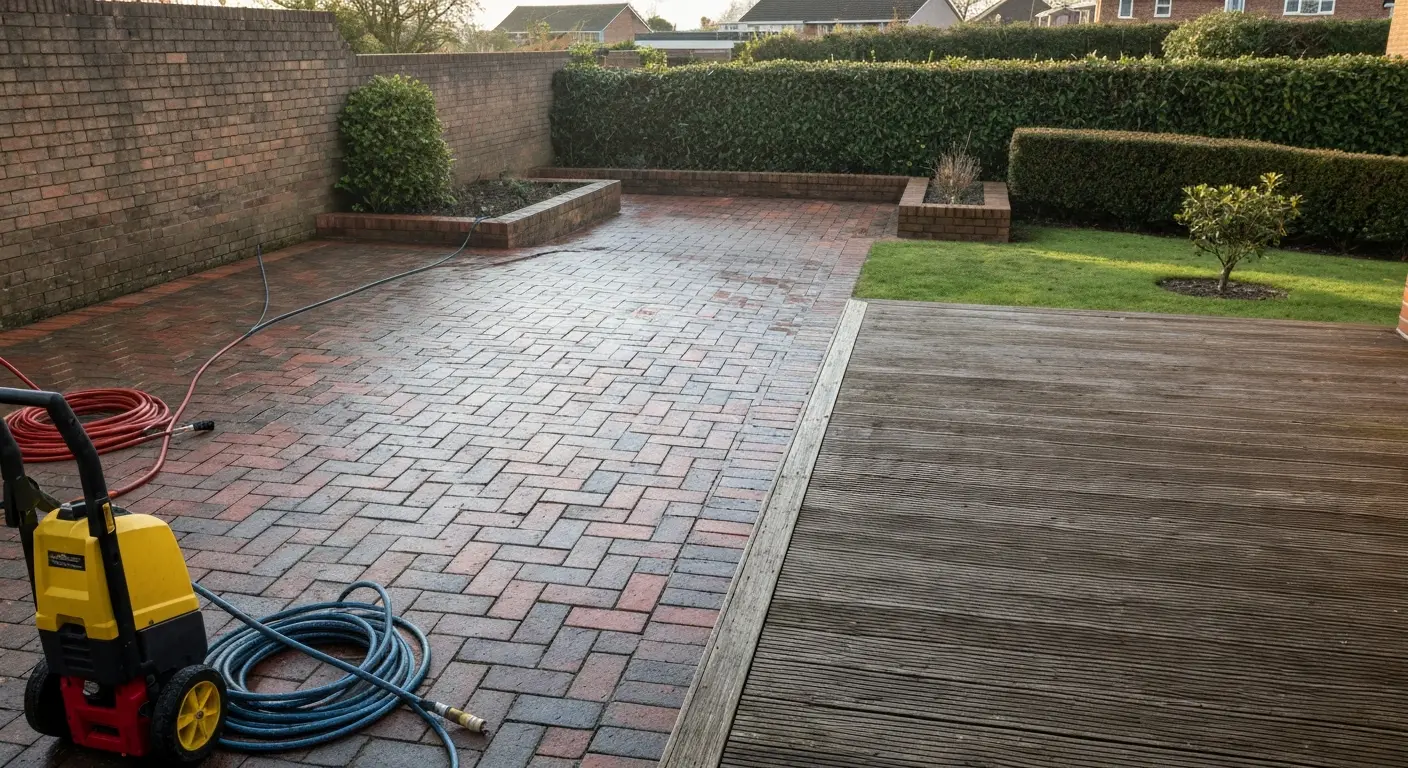 Patio and deck pressure washing Wellington