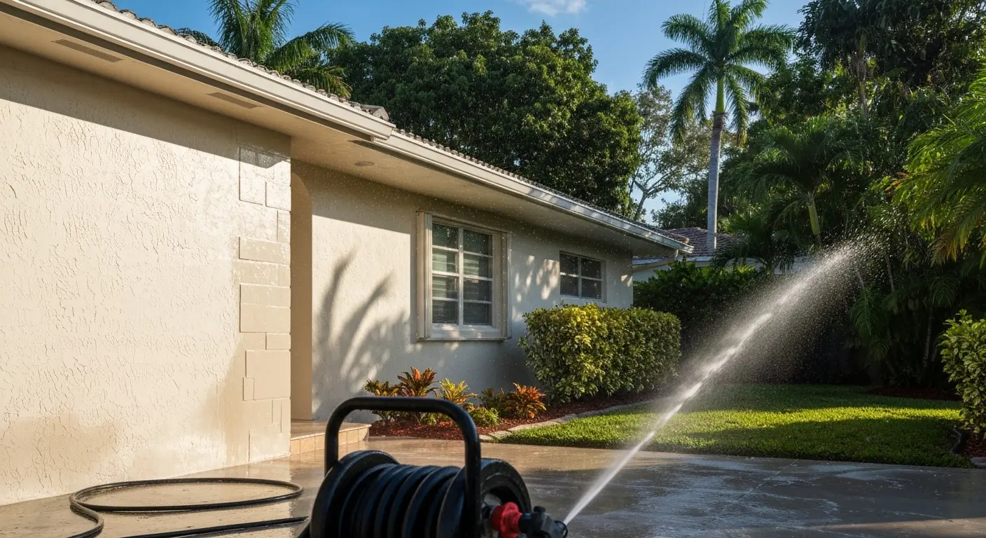 House pressure washing service