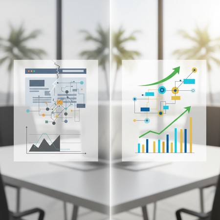 Google Ads dashboard showing campaign performance and lead tracking