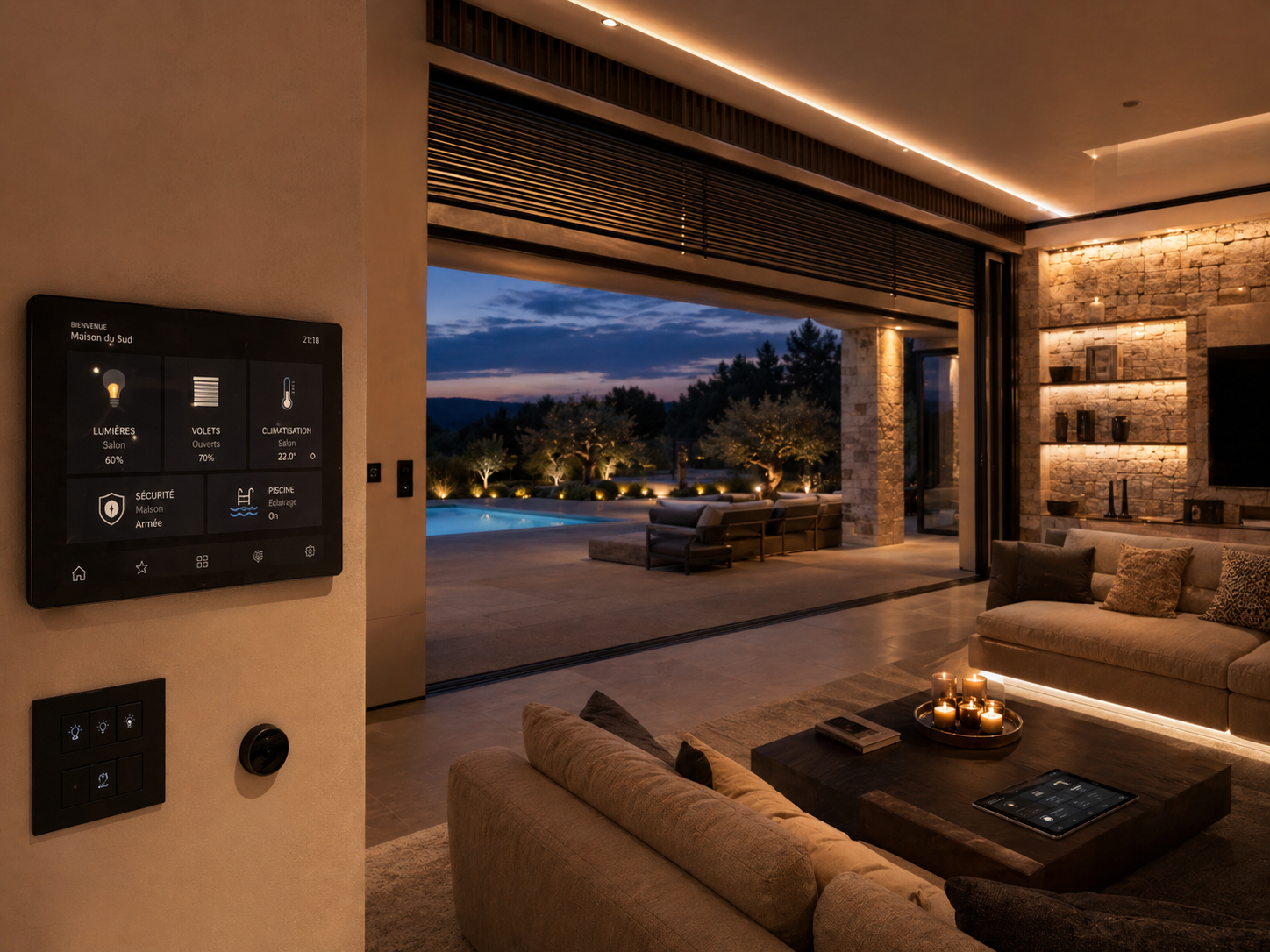 Expert domotique haut de gamme villa luxe PACA — Vestalia