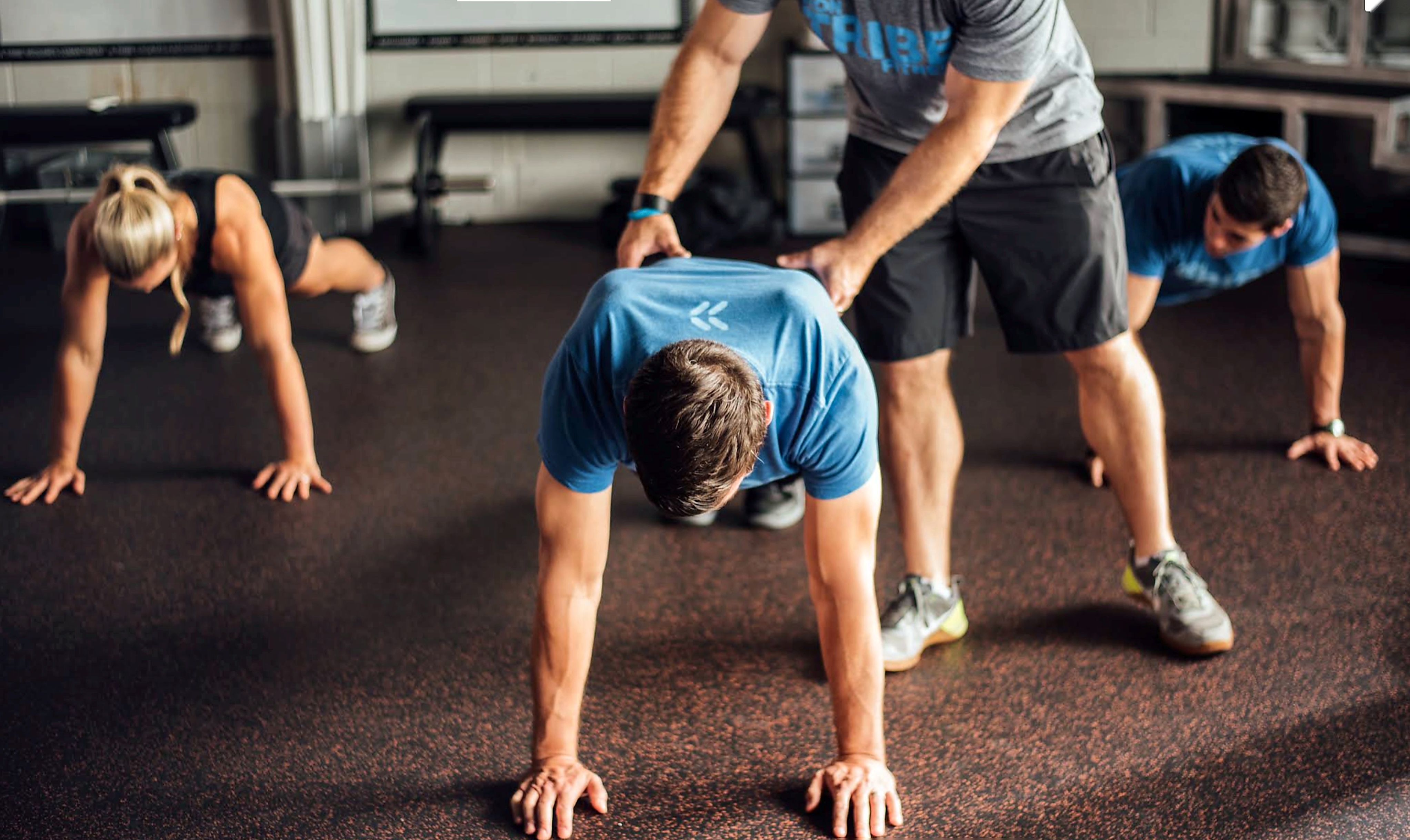 Coach-led floor training at Iron Tribe