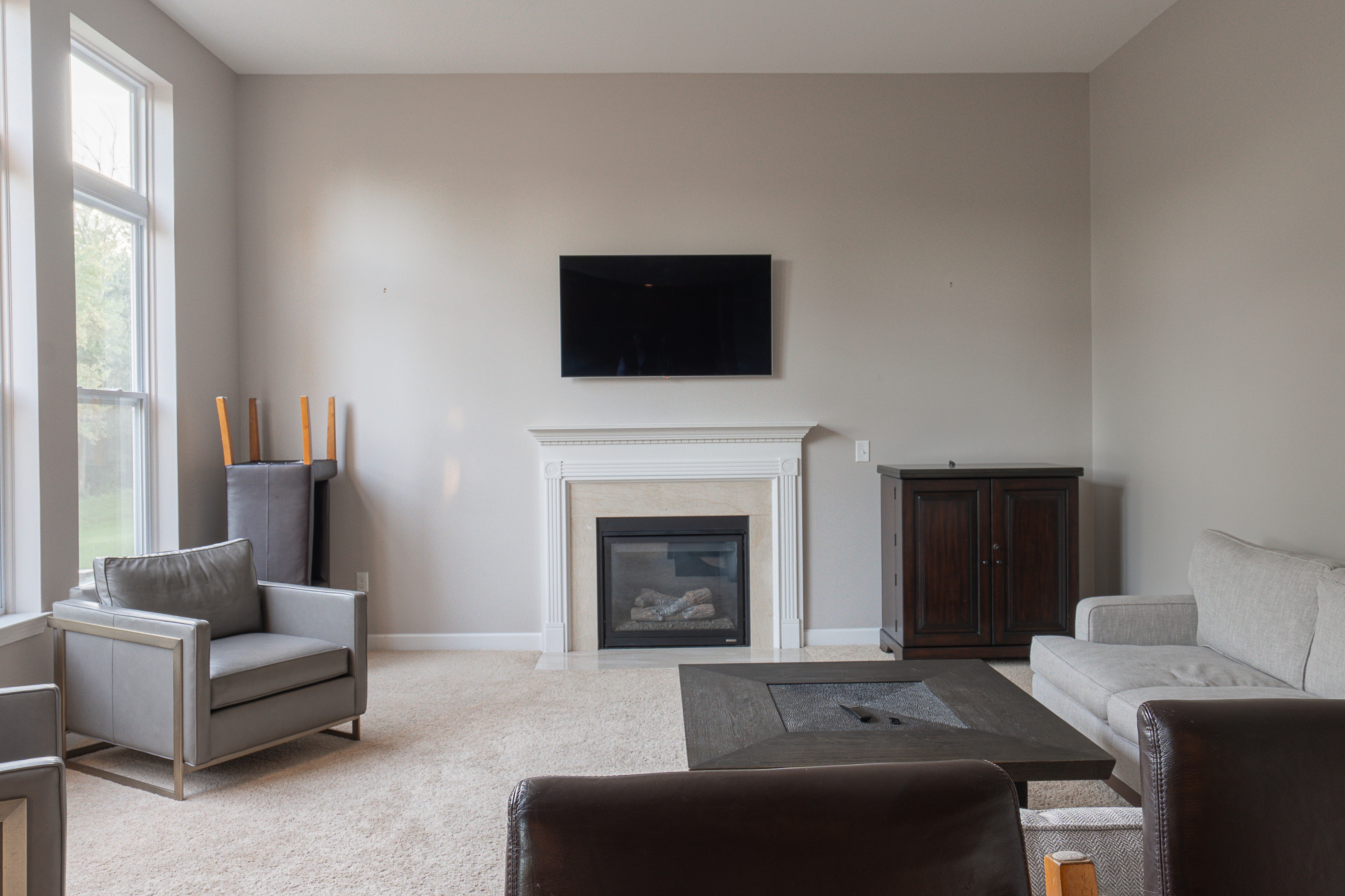 Before: Custom Fireplace Surround