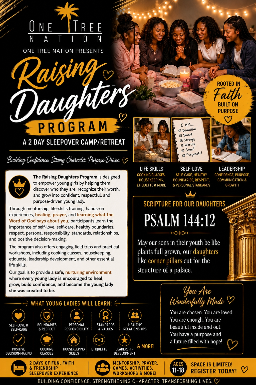 Raising Daughters program flyer