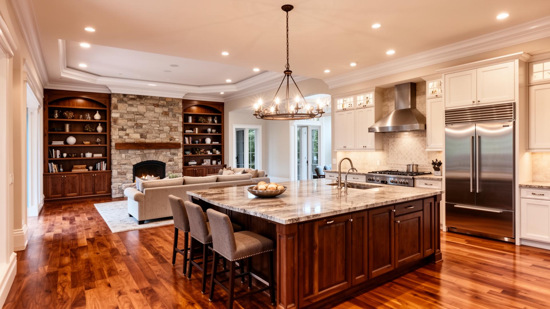 Grand open concept remodel