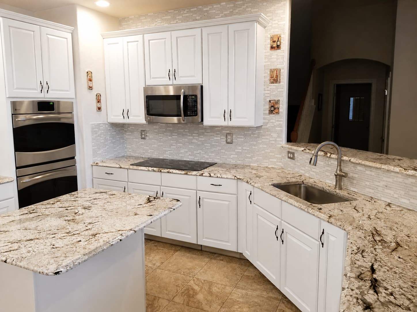 Cabinet refinishing project after