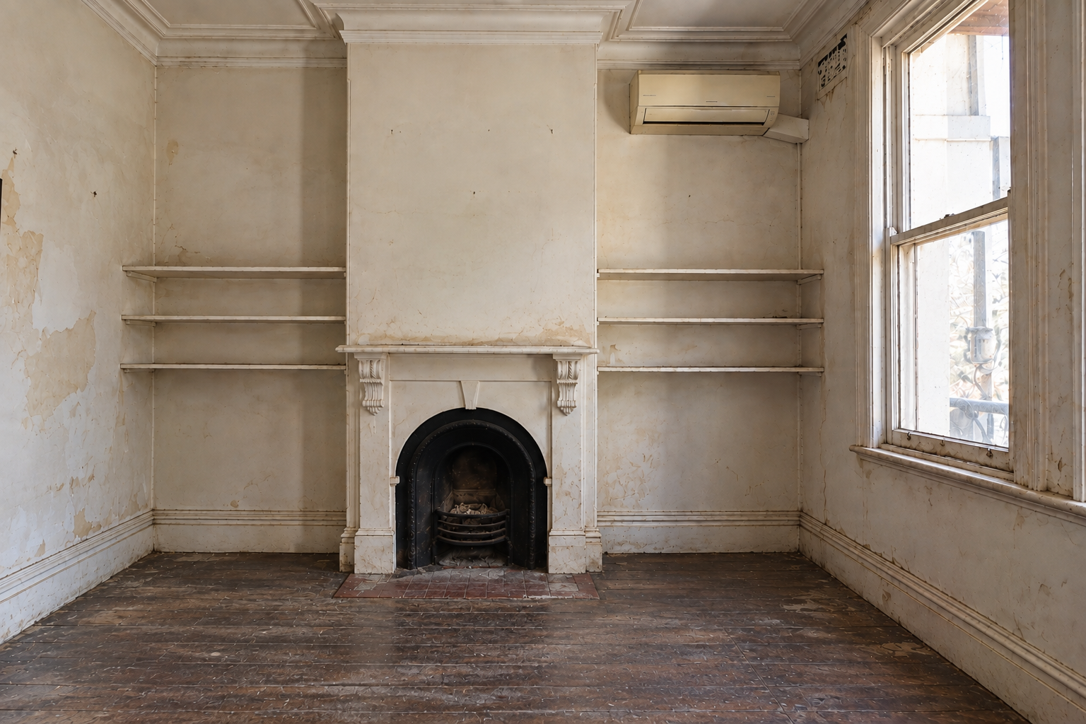 Paddington terrace living room before pre-sale preparation