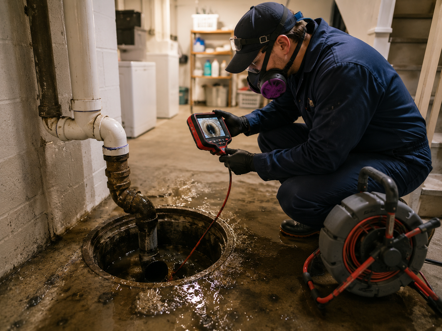 Sewer back-up assessment and remediation
