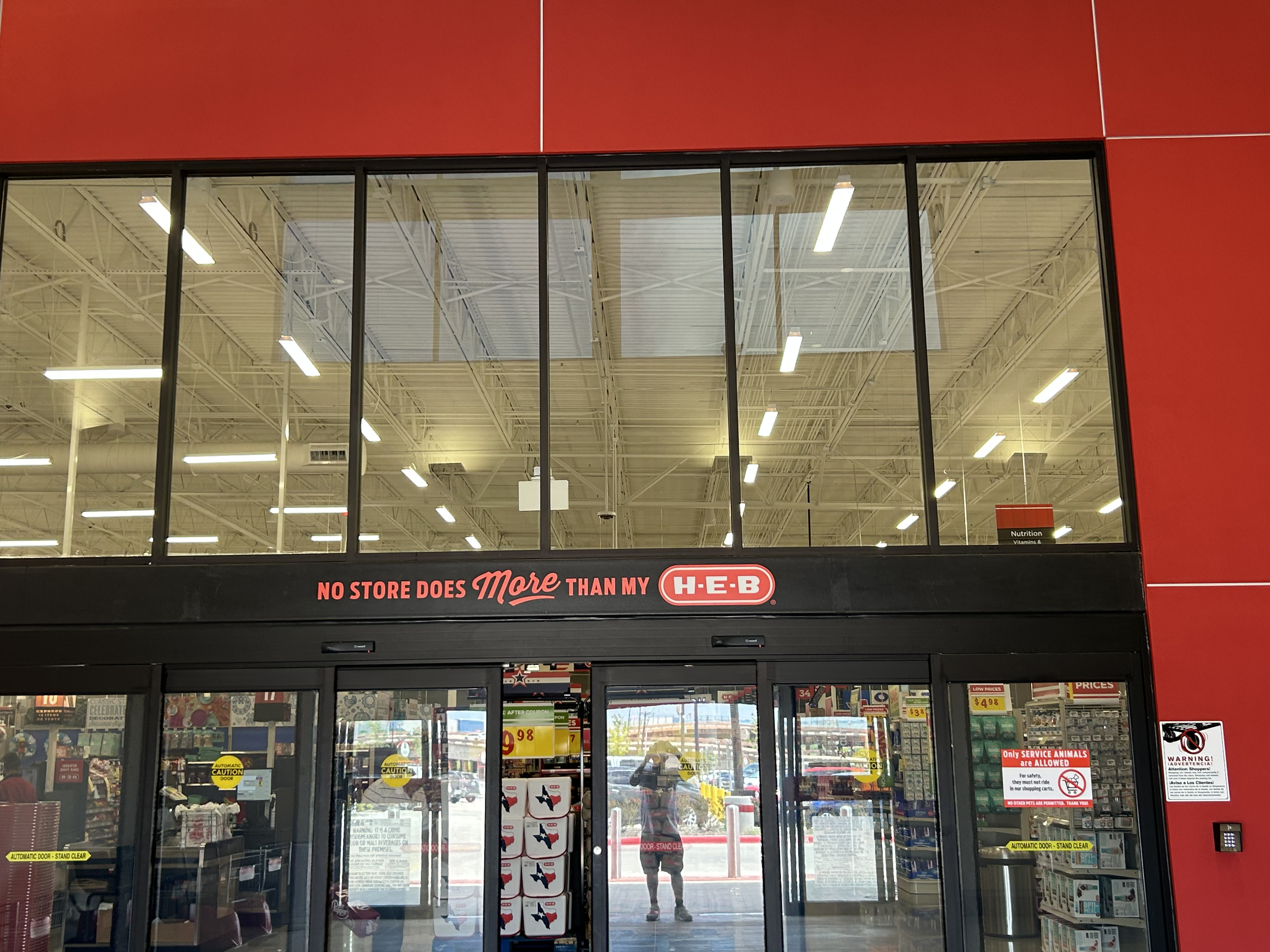 Clean commercial storefront with sparkling glass windows in Dallas